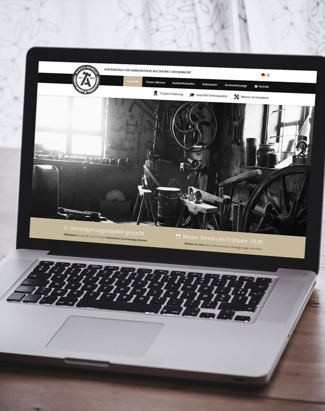 Auktiomobilia Homepage