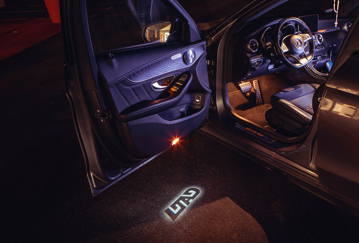 Einstiegsbeleuchtung mit eigenem Logo für Audi A3 - Letstalkaboutdesi,  69,00 €