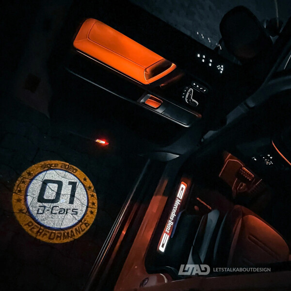 Einstiegsbeleuchtung mit eigenem Logo für Audi Q5