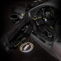 Einstiegsbeleuchtung mit eigenem Logo für Ferrari 296 (Bj. 2021-2025)