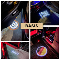 Einstiegsbeleuchtung mit eigenem Logo für Porsche Boxster "986" (Bj. 1997-2012) (2 Stück)
