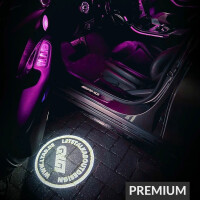 Einstiegsbeleuchtung mit eigenem Logo für Lamborghini Huracan (Bj. 2014 - 2022) Premium