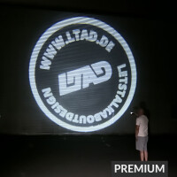 Einstiegsbeleuchtung mit eigenem Logo für Lamborghini Urus (Bj. 2018 - 2025) Premium